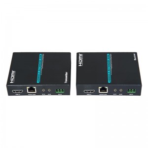 Extendeur V2.0 HDMI 60 m avec prise en charge de câble unique cat5e \/ 6 4Kx2K @ 60Hz HDCP2.2 Cascade de plusieurs récepteurs