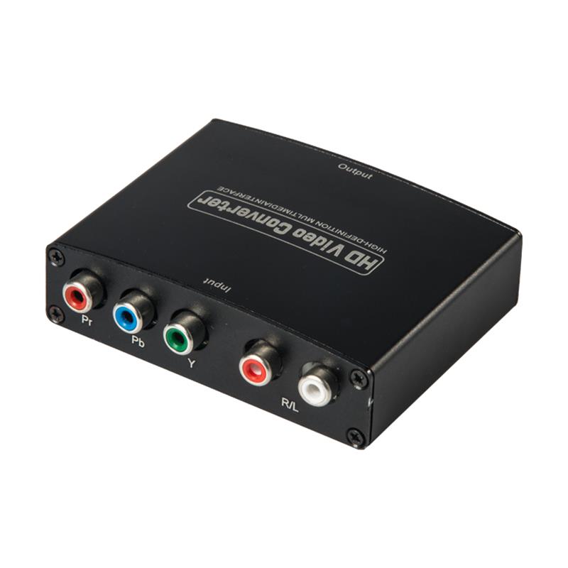 Convertisseur YPbPr + R \/ L AUDIO vers HDMI 1080P