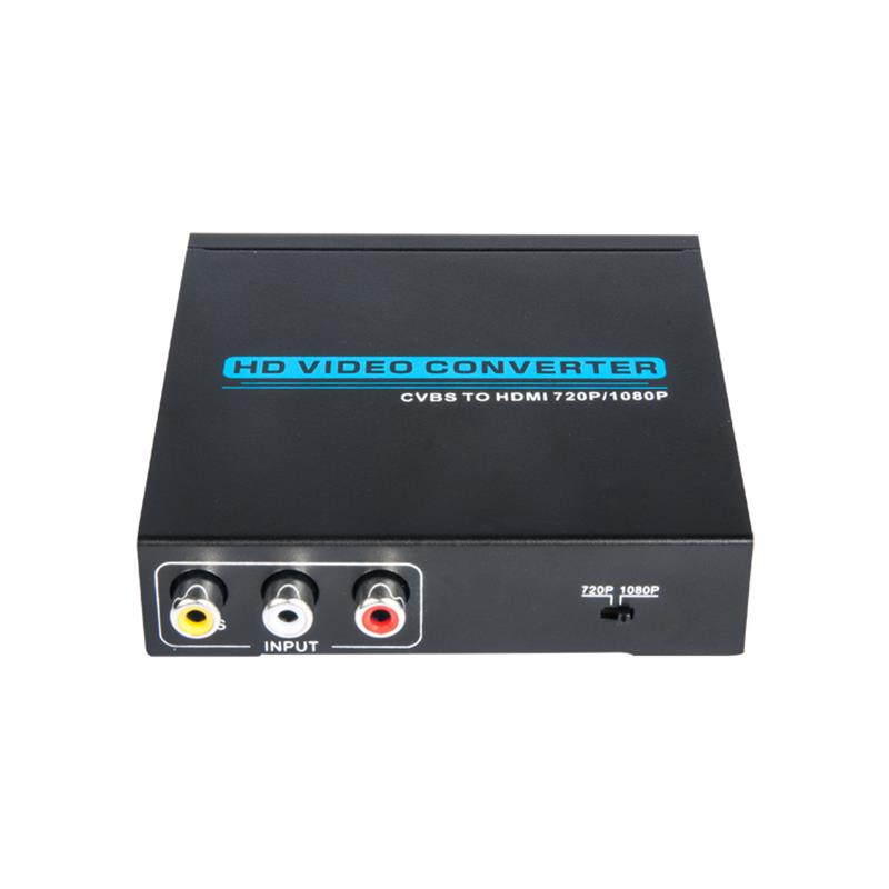 Convertisseur AV \/ CVBS vers HDMI Up Scaler 720P \/ 1080P