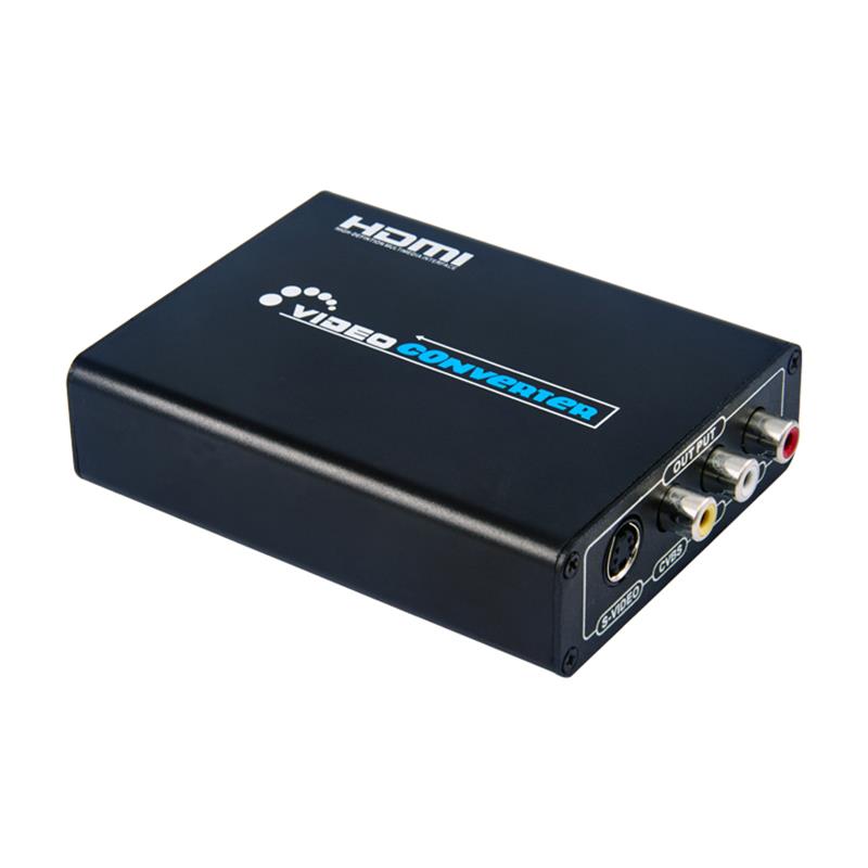 Convertisseur HDMI vers CVBS \/ AV + S-Video Auto Scaler