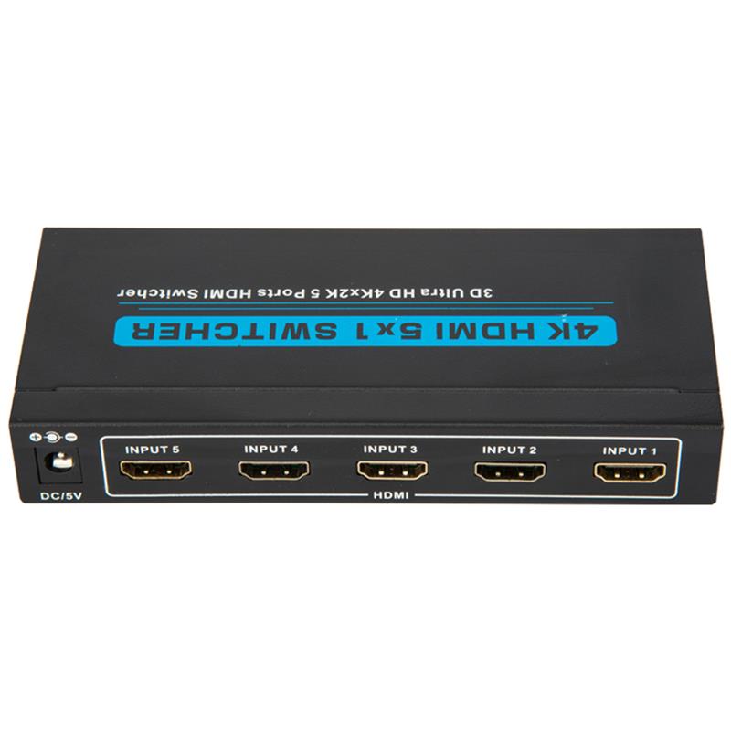 V1.4 4K \/ 30Hz HDMI 5x1 Switcher Support 3D Ultra HD 4K * 2K \/ 30Hz